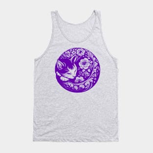 Floral Gato Tank Top